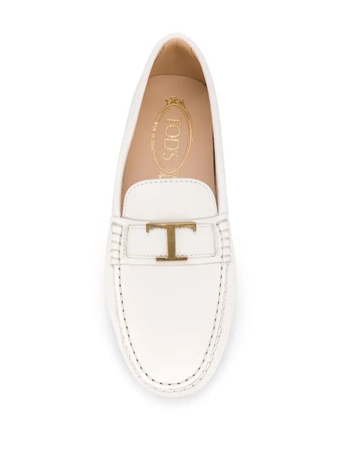 Tod's Gommino leather loafers - White