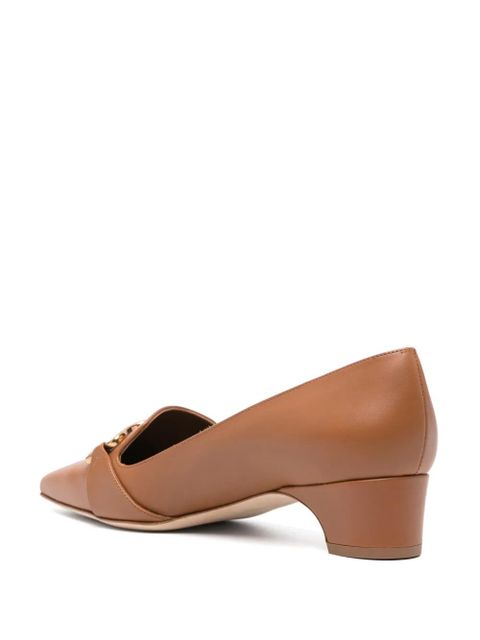 Manolo Blahnik 30mm Phobepla pumps - Brown