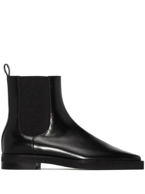 TOTEME square-toe Chelsea boots - Black - zdjęcie produktu nr 1