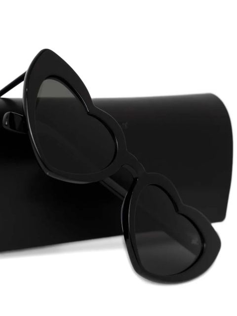 Saint Laurent Eyewear heart-frame sunglasses - Black