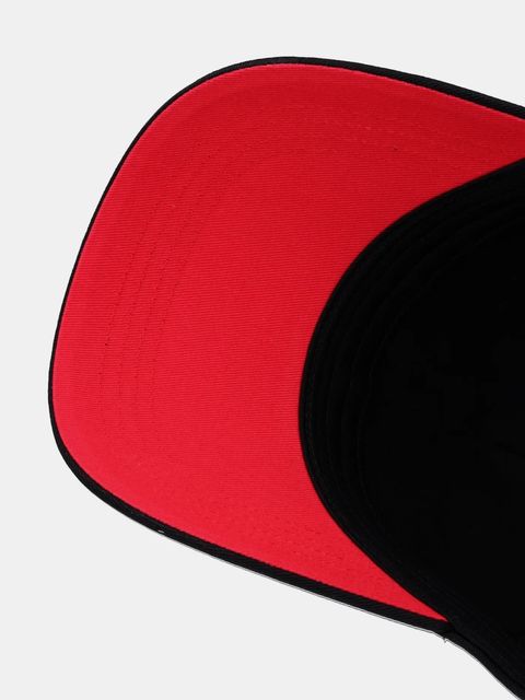 Karl Lagerfeld czapka z daszkiem bawełniana IKON kolor czarny B1W33096