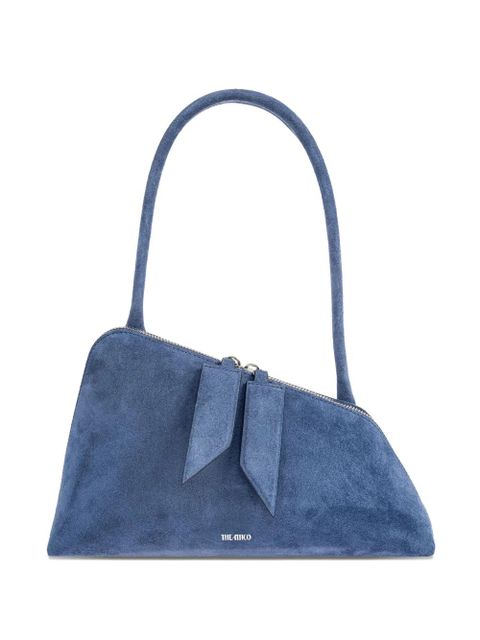 The Attico Sunrise zip suede tote bag - Blue - zdjęcie produktu nr 1