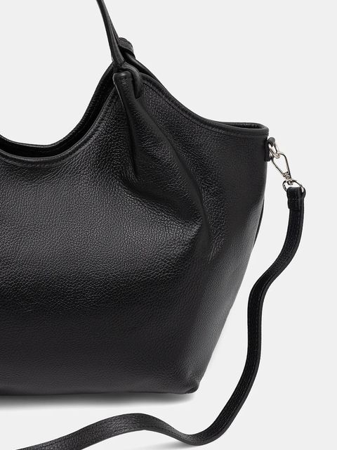 Answear.LAB torebka skórzana kolor czarny - zdjęcie produktu nr 2