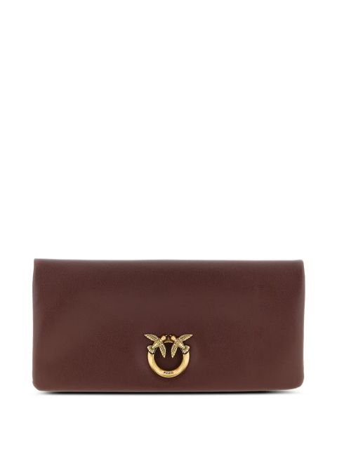 PINKO logo-detail clutch bag - Red - zdjęcie produktu nr 1