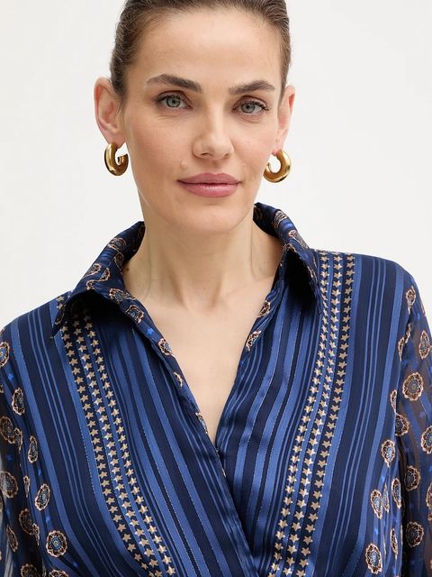 Morgan sukienka kolor niebieski mini rozkloszowana RAVIL.F