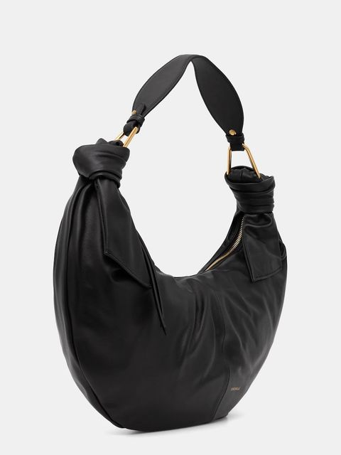 Coccinelle torebka skórzana FUROSHIKI kolor czarny E1 U1A 13 01 01