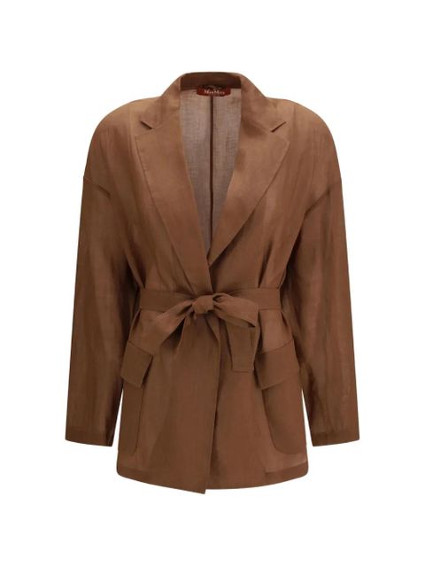 Max Mara belted jacket - Brown - zdjęcie produktu nr 1