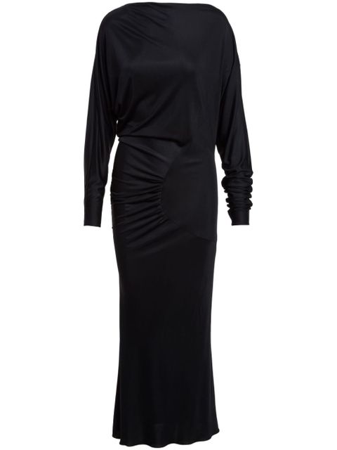 KHAITE The Oron ruched maxi dress - Black - zdjęcie produktu nr 1