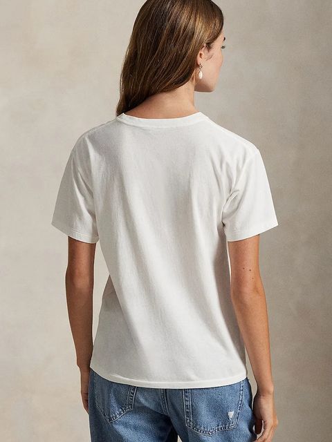 Polo Ralph Lauren t-shirt bawełniany damski kolor biały 211971752