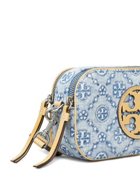 Tory Burch mini Miller denim crossbody bag - Blue