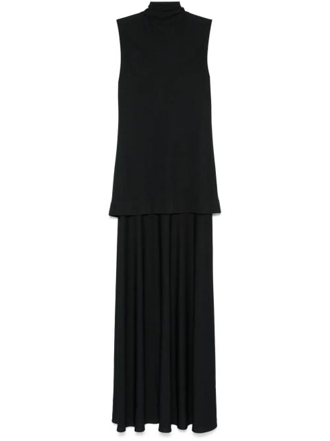 Jil Sander layered midi dress - Black - zdjęcie produktu nr 1