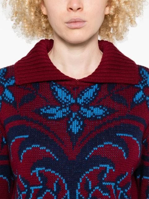 ETRO patterned sweater - Red