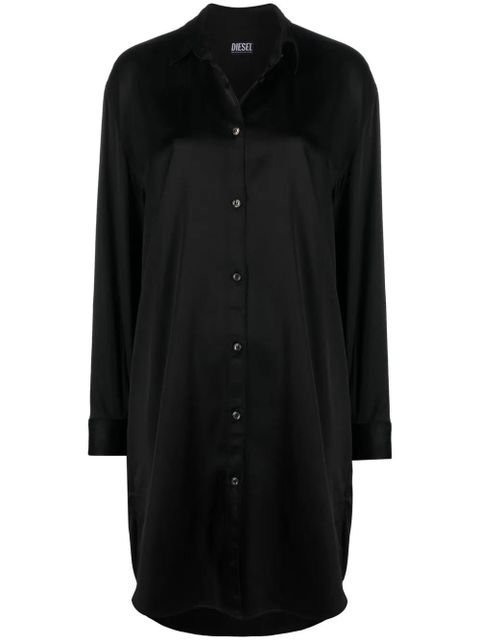 Diesel logo shirt dress - Black - zdjęcie produktu nr 1