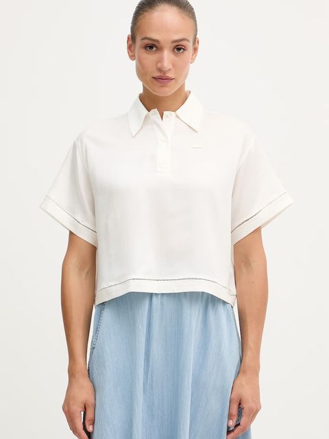 Lacoste polo damskie z lyocellem - zdjęcie produktu nr 1