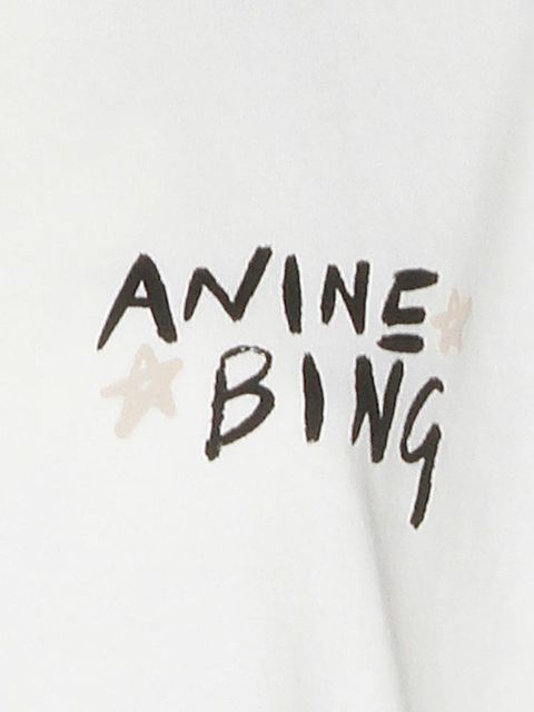 ANINE BING rear-lettering T-shirt - White