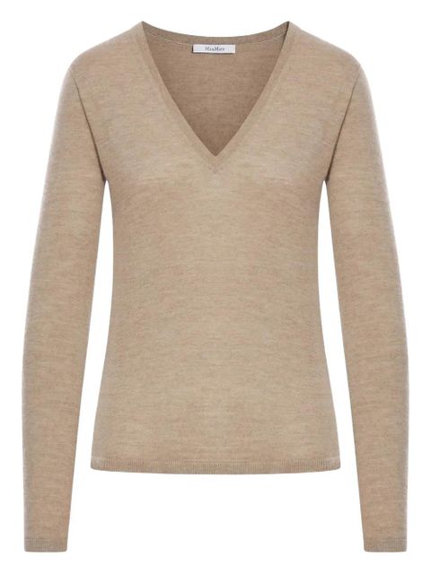 Max Mara V-neck top - Neutrals - zdjęcie produktu nr 2