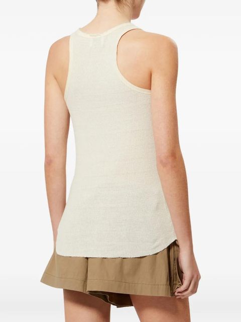 ISABEL MARANT Helma button-details tank top - Neutrals