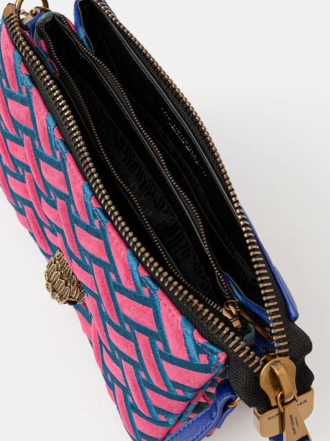Kurt Geiger London torebka skórzana KENSINGTON kolor różowy 5013557219