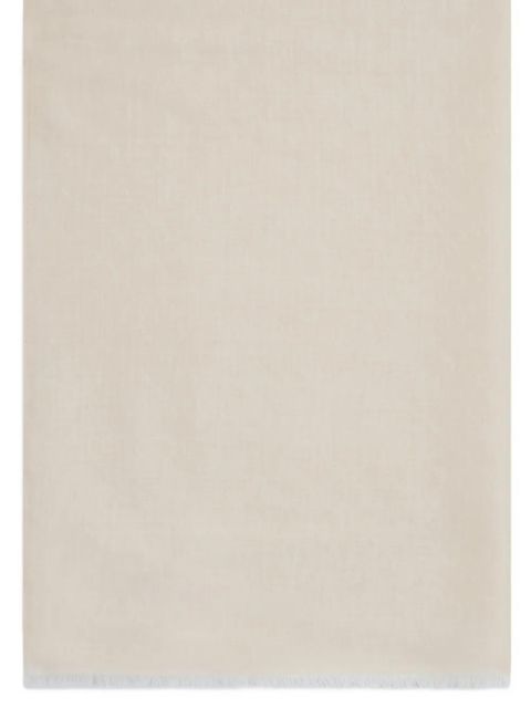 Max Mara fringed scarf - Neutrals