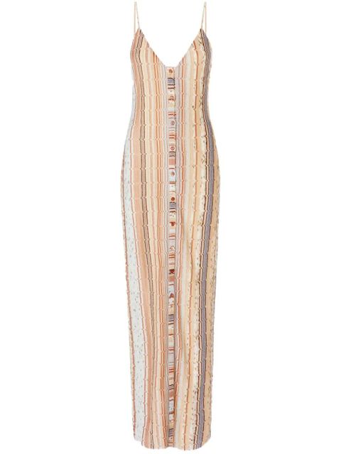 Missoni zigzag-woven maxi dress - Neutrals - zdjęcie produktu nr 1