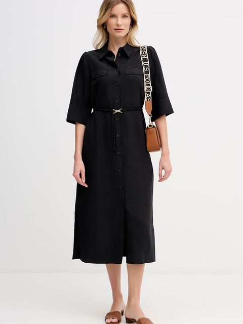 Mos Mosh sukienka letnia z lnu Alexis - zdjęcie produktu nr 1