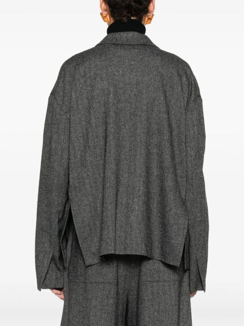 SOLOTRE single-breasted blazer - Grey