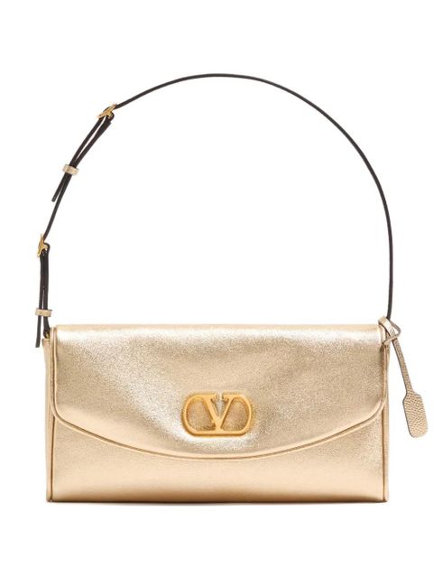 Valentino Garavani small DeVain Vlogo shoulder bag - Gold - zdjęcie produktu nr 1