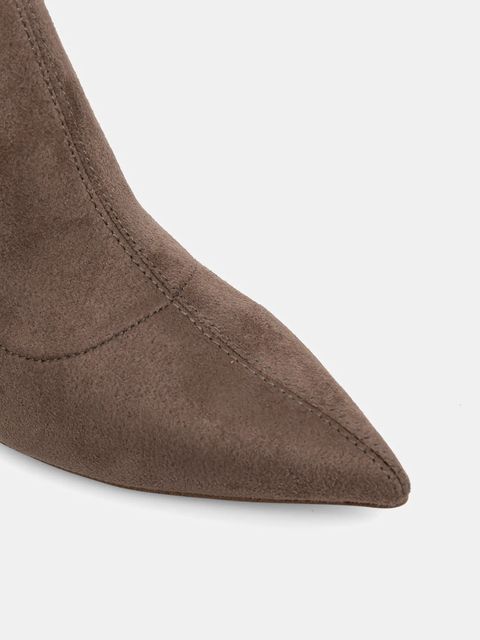 Steve Madden kozaki Leisured damskie kolor beżowy na szpilce 11003500