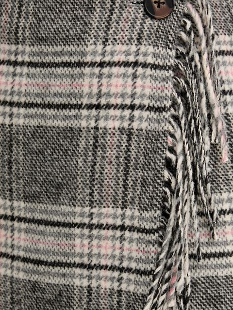 Pepe Jeans spódnica z domieszką wełny kolor szary mini rozkloszowana PL9011872