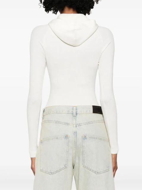Maje long-sleeved hooded bodysuit - Neutrals - zdjęcie produktu nr 2