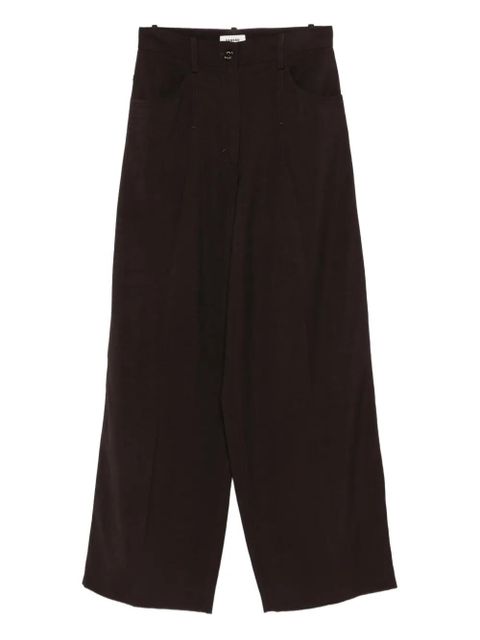 SANDRO high-waisted palazzo pants - Brown - zdjęcie produktu nr 1