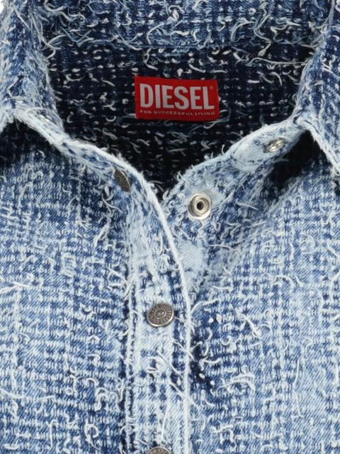 Diesel De-Easy frayed denim shirt - Blue