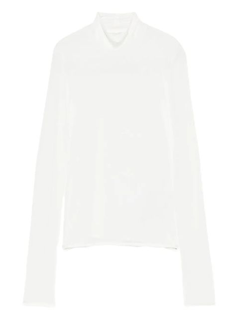Jil Sander mock-neck long-sleeve top - White - zdjęcie produktu nr 1