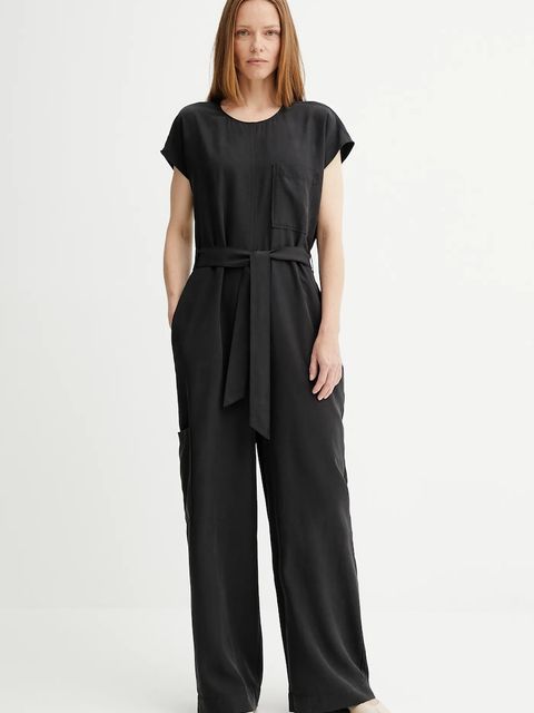 Marc O'Polo kombinezon kolor czarny z dekoltem okrągłym 506097590007 - zdjęcie produktu nr 1