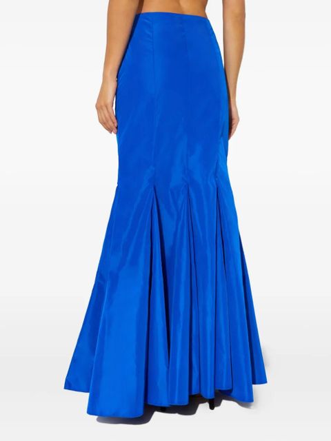 Cult Gaia Jori slit flared maxi skirt - Blue