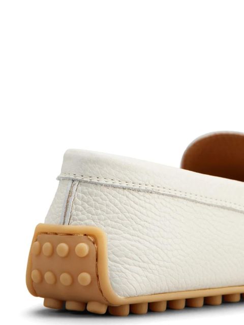 Tod's penny-slot leather loafers - White