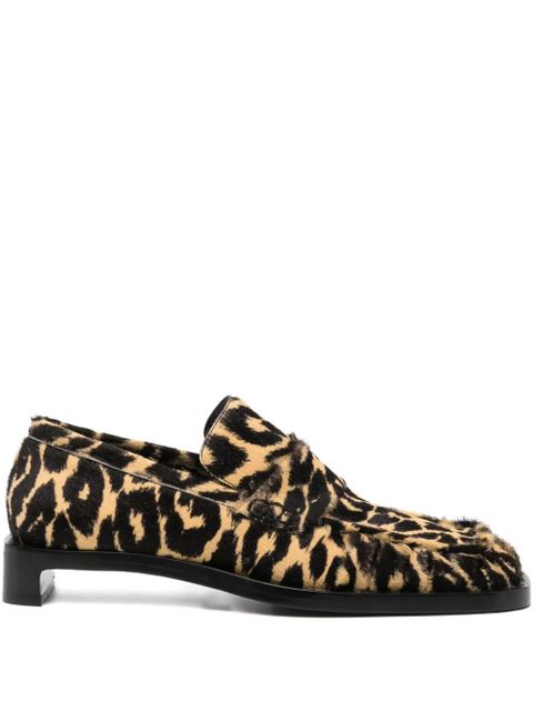 Jil Sander leopard-print loafers - Neutrals - zdjęcie produktu nr 1