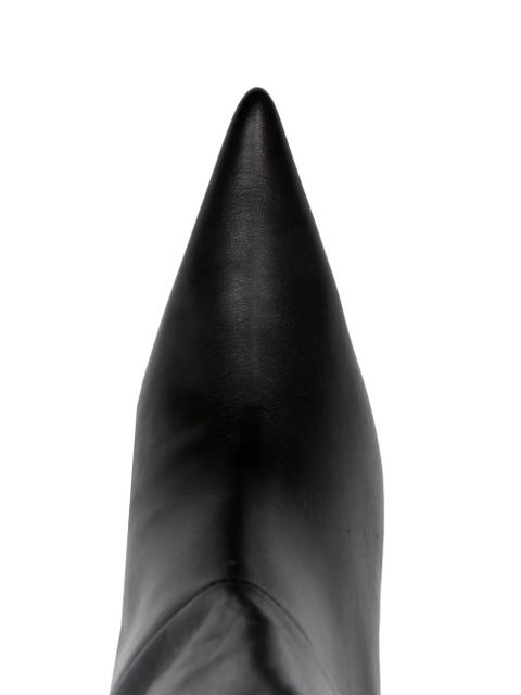 OUR LEGACY 80mm slip-on knee-length boots - Black