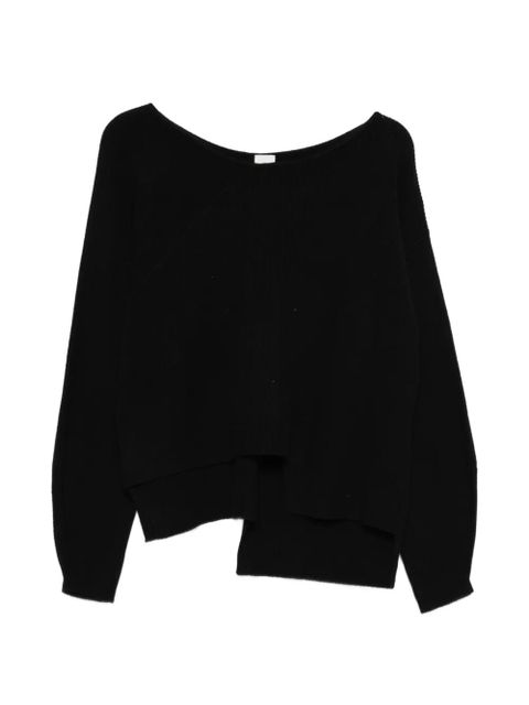 PINKO Calendula asymmetric sweater - Black - zdjęcie produktu nr 1