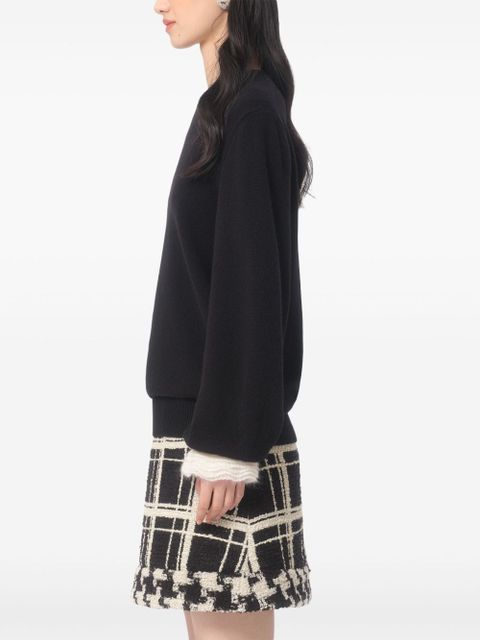 Valentino Garavani wool-mohair sweater - Black