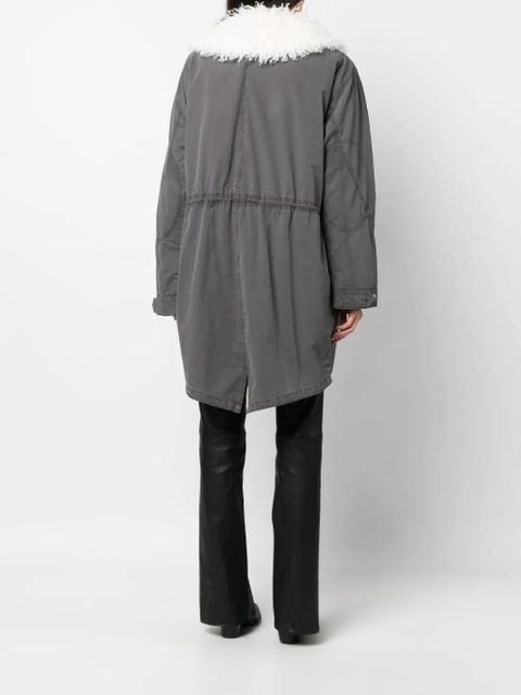 Zadig&Voltaire Kidea zip-up parka coat - Grey