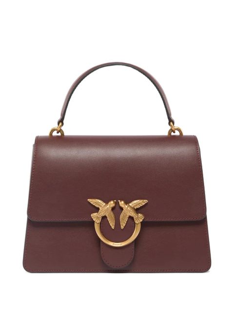 PINKO Love One Classic tote bag - Brown - zdjęcie produktu nr 1