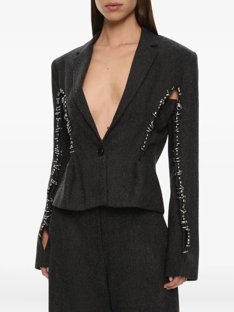 Christopher Esber Palmas blazer - Grey - zdjęcie produktu nr 1