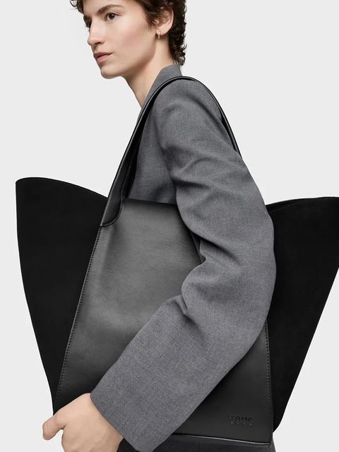 Tous torebka skórzana TULIP kolor czarny 2002301451