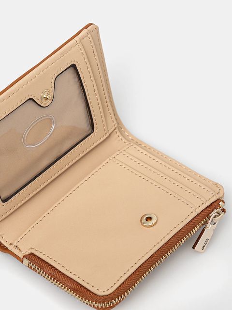 Guess portfel TALENT damski kolor brązowy SWNG96 69156