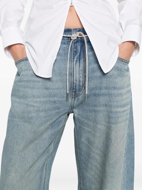 Alexander Wang elasticated-waistband jeans - Blue