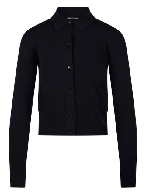 Max Mara buttoned collared cardigan - Blue - zdjęcie produktu nr 1