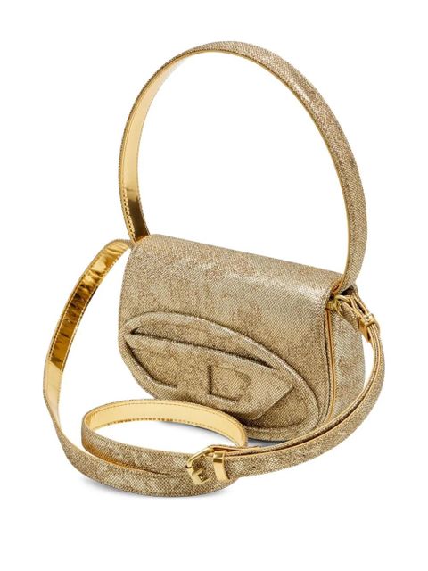 Diesel 1DR glitter-embellished shoulder bag - Gold