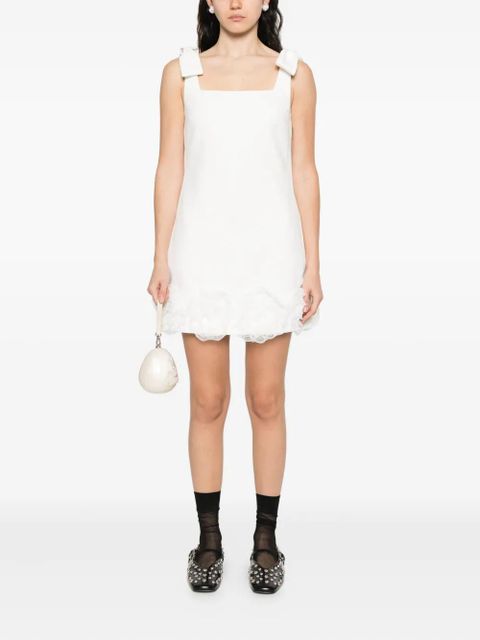 Self-Portrait sleeveless midi dress - White