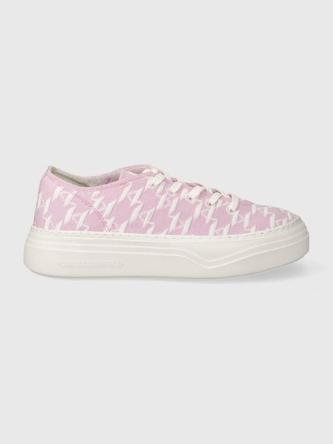 Karl Lagerfeld tenisówki KONVERT damskie kolor różowy KL63421 - zdjęcie produktu nr 1